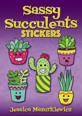 Sassy Succulents Stickers book