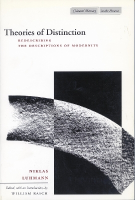 Theories of Distinction book