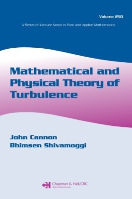Mathematical and Physical Theory of Turbulence book
