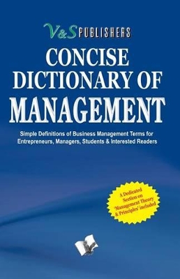 Concise Dictionary of Management book