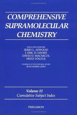 Comprehensive Supramolecular Chemistry, Volume 11: Cumulative Subject Index book