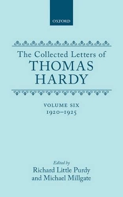 The Collected Letters of Thomas Hardy book