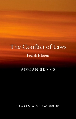 The The Conflict of Laws by Adrian Briggs