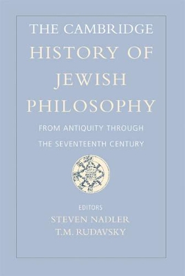 Cambridge History of Jewish Philosophy book