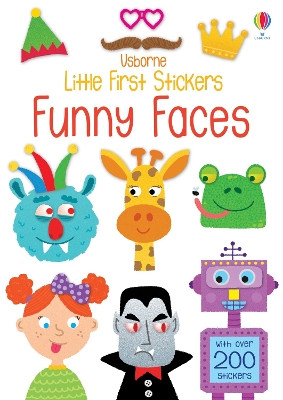 Little First Stickers Funny Faces book