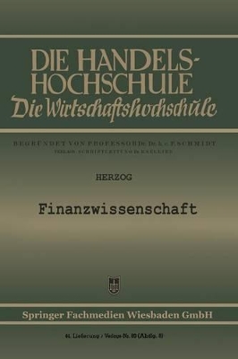 Finanzwissenschaft book