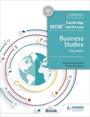 Cambridge IGCSE and O Level Business Studies 5th edition book