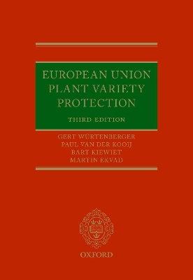 European Union Plant Variety Protection by Gert Würtenberger