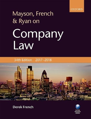 Mayson, French & Ryan on Company Law by Derek French