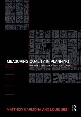 Measuring Quality in Planning by Matthew Carmona