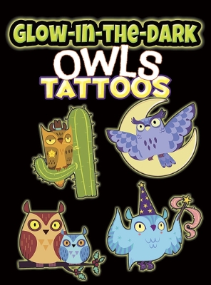 Glow-in-the-Dark Tattoos Owls book