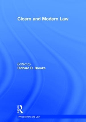 Cicero and Modern Law book