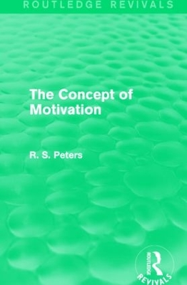 Concept of Motivation by R. S. Peters