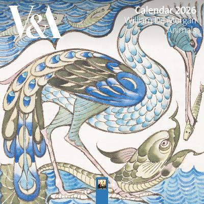 V&A: De Morgan Animals Mini Wall Calendar 2026 (Art Calendar) book