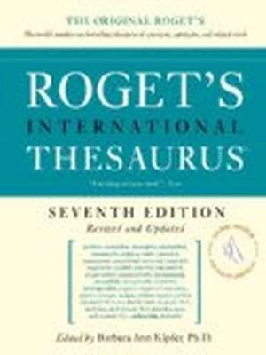 Roget's International Thesaurus Thumb indexed book