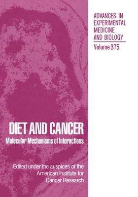 Diet and Cancer by Maryce M. Jacobs