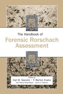 Handbook of Forensic Rorschach Assessment book