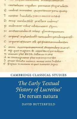 The Early Textual History of Lucretius' De rerum natura book