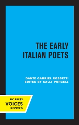 The Early Italian Poets book