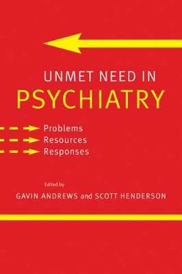 Unmet Need in Psychiatry book