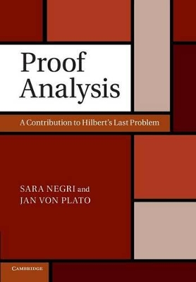 Proof Analysis book