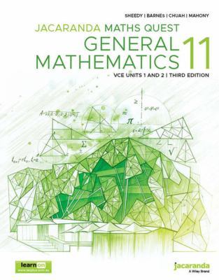 Jacaranda Maths Quest 11 General Mathematics VCE Units 1 and 2 3e learnON and Print book