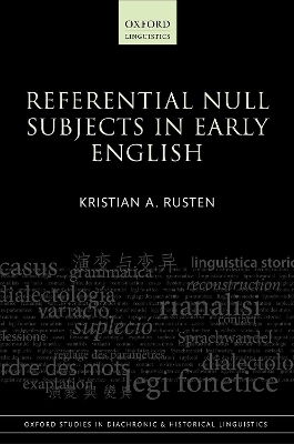 Referential Null Subjects in Early English book