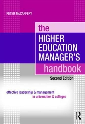 Higher Education Manager's Handbook book