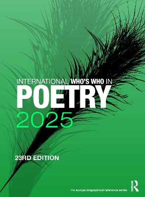 International Who's Who in Poetry 2025 book