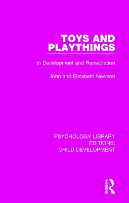 Toys and Playthings: In Development and Remediation book