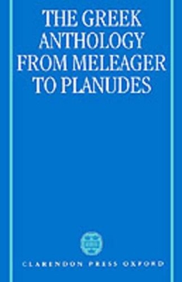 Greek Anthology from Meleager to Planudes book