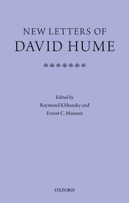 New Letters of David Hume book