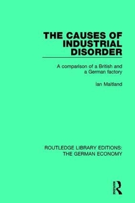Causes of Industrial Disorder book