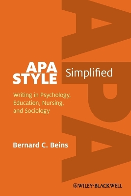 APA Style Simplified by Bernard C. Beins