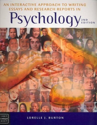 Interactive Approach to Writing Essays and Research Reports in Psychology book