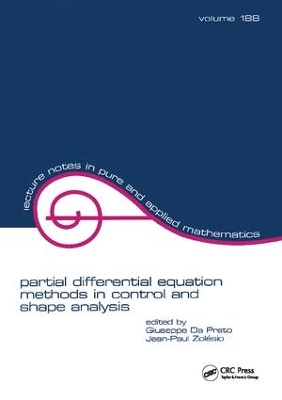 partial differential equation methods in control and shape analysis book