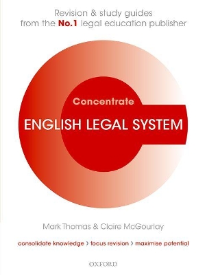 English Legal System Concentrate by Mark Thomas