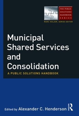 Municipal Shared Services and Consolidation book