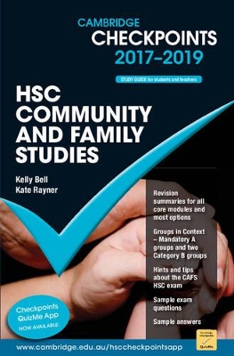 Cambridge Checkpoints HSC Community and Family Studies 2017-19 book