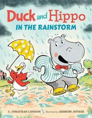 Duck and Hippo in the Rainstorm book