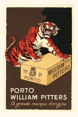 Vintage Journal Port Wine Advertisement with Tiger book