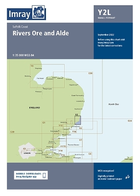 Laminated Imray Chart Y2: Rivers Ore and Alde: 2022 book