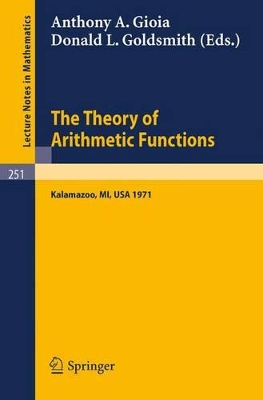 Theory of Arithmetic Functions book