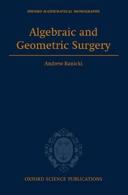 Algebraic and Geometric Surgery book