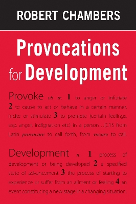 Provocations for Development by Professor Robert Chambers