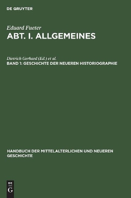 Geschichte Der Neueren Historiographie book