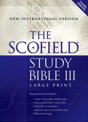 Scofield® Study Bible III, Large Print, NIV book