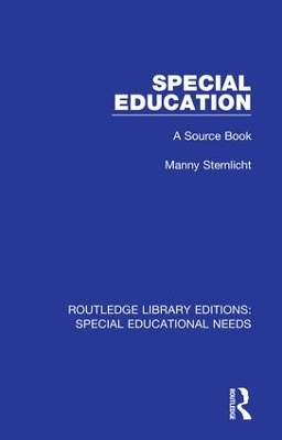 Special Education: A Source Book by Manny Sternlicht