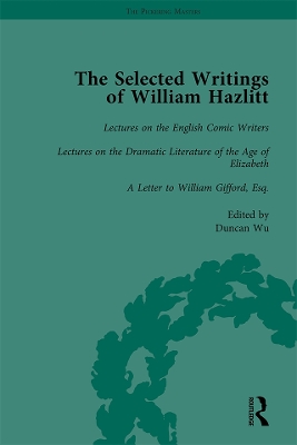 Selected Writings of William Hazlitt Vol 5 by David Bromwich