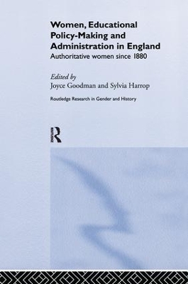 Women, Educational Policy-Making and Administration in England book